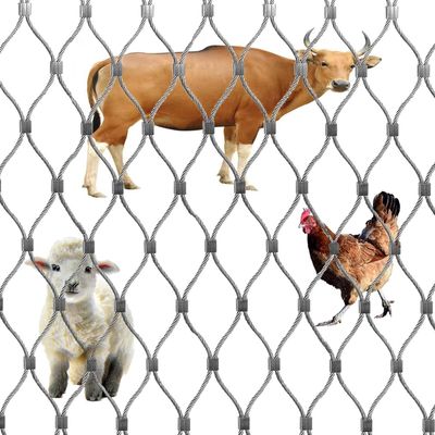 Wzmazingly Stainless Steel Safety Net Flexible Cable Mesh Railing Fall Protection Net (1.1 x 17 m)