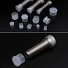 BCOMFY 10-Piece Plastic Edge Covers for Holes, Pipes and Furniture Threads, Round Bolt-End Caps (T-M42) view 4