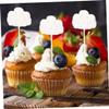 GARVALON 15-Piece Cloud Cake Toppers for Birthdays, Weddings, and Parties view 2