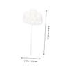 GARVALON 15-Piece Cloud Cake Toppers for Birthdays, Weddings, and Parties view 3