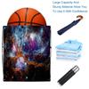 VAPOKF Drawstring Gym Bags, Polyethylene, Large Cord, Swim Trainer Bag, Customizable, for School, Gym, Sports, Travel, Star Nebula Space, 2-Pack view 2