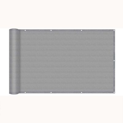 Amunpitic Weather-Resistant Balcony Privacy Screen 2.4 x 3.4 m with Eyelets and Cord