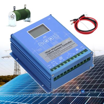 pealiritansemen 3000 W Wind and Solar MPPT Hybrid Charge Controller, 48 V