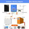 pealiritansemen 3000 W Wind and Solar MPPT Hybrid Charge Controller, 48 V view 3