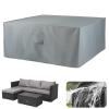 XUEDNGM Waterproof Outdoor Furniture Cover, 222 x 170 x 100 cm, 420D, Gray view 1