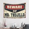 Outdoor Bar Decoration, Beware of Mr. Trujillo Wall Tapestry, Home Decor (75 x 100 cm) view 2