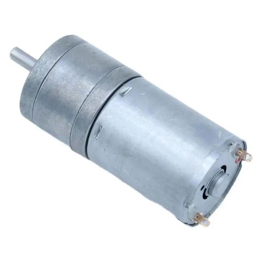 GA25-370 Brushed DC Gear Motor, Electronic Starter, Speed and Reverse, 6V/12V/24V, High Torque, IINKUEYK (58 RPM, 6V)