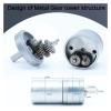 GA25-370 Brushed DC Gear Motor, Electronic Starter, Speed and Reverse, 6V/12V/24V, High Torque, IINKUEYK (58 RPM, 6V) view 3