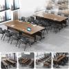 Folding Meeting Table with Casters, Modern Conference Table view 4