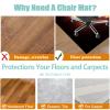 Xiaputcr Chair Mat for Hard Floors, 130 x 140 cm view 4