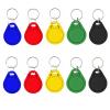 100-Piece Waterproof 125 kHz EM4305/T5577 Rewritable RFID Key Fobs, Blue view 4