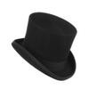 SaoBiiu 17 cm Wool Felt Tall Top Hat, Topper, Derby Hat for Women and Men, White, Size S (55 cm), One Size view 2