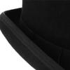 SaoBiiu 17 cm Wool Felt Tall Top Hat, Topper, Derby Hat for Women and Men, White, Size S (55 cm), One Size view 4