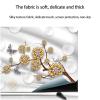 LUNCHS Creative TV Cover for Flat-Screen TVs, Desk/Wall Mount, Elegant and Versatile, 60 in (136 × 90 cm), Round view 2