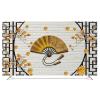 LUNCHS Creative TV Cover for Flat-Screen TVs, 27 in (64 × 43 cm), Fan Pattern view 1