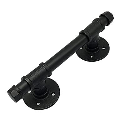 Industrial-Style Cabinet and Barn Door Handles