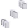 VILLCASE 9-Piece Cartoon Mini Notepad Set view 1