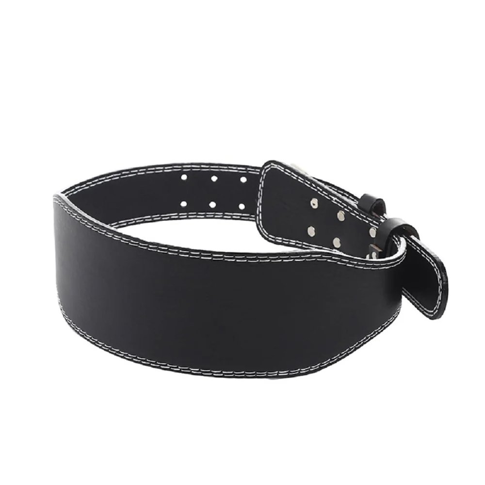 WJLYDM Weightlifting Belt with Buckle, Black, M