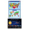 Solar System Educational Map for School, Parties, and Classroom Use view 1