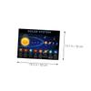 Solar System Educational Map for School, Parties, and Classroom Use view 2