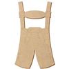 MDF Lederhosen Bib Pants V1 – DIY Décor, 5–50 cm view 1