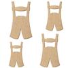 MDF Lederhosen Bib Pants V1 – DIY Décor, 5–50 cm view 2