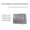 304 Stainless Steel Electrical Junction Box, Wall-Mounted Metal Enclosure, PV Combiner Box (400 × 300 × 150 mm) view 2