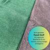 Leonado Vicenti Premium Fine Flannel Bedding Set, 135 x 200 cm, 100% Cotton, 2-Piece, Green view 3