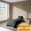 Leonado Vicenti Premium Fine Flannel Bedding Set, 135 x 200 cm, 100% Cotton, 2-Piece, Green view 4