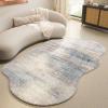 Living Room Rugs, Irregular-Shaped Area Rug, Lint-Free Bedroom Rug, Washable Rug view 1