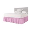 Pleated Elastic Bed Skirt, Wrinkle-Resistant, Machine Washable, 140 x 200 x 38 cm view 1