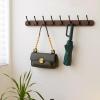 RTREADE Solid Wood Wall-Mounted Coat Rack with Double Hooks, 23.6 in view 2