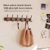 RTREADE Solid Wood Wall-Mounted Coat Rack with Double Hooks, 23.6 in view 4