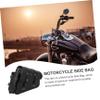 SOLUSTRE Motorcycle Side Bag with Water Bottle Holder, PU, Quick-Release, Black view 3