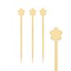 VEPATIM 1,200 Disposable Bamboo Picks “Flower,” 9 cm view 1