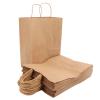 50 Kraft Paper Bags with Handles, 270 x 210 x 110 mm view 1