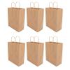 50 Kraft Paper Bags with Handles, 270 x 210 x 110 mm view 4