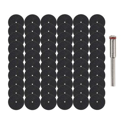 SZTVECFW 60-Piece 32 mm Resin Cutting Disc Set with Mandrel