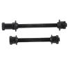 equlup 1 Pair Bicycle Hub Axles, Quick-Release Front and Rear Axles, Steel view 3