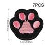 Lpitoy 7-Piece Paw Print Iron-On Patches view 4