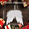 24-Piece Mini Angel Wing Feather Christmas Ornaments view 4