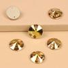 Sew-On Rhinestones, Round, Rose, 8 mm, 56 Pieces view 3