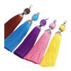 Smooth Silk Tassel with Lobster Clasp, Red view 2