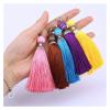 Smooth Silk Tassel with Lobster Clasp, Red view 3