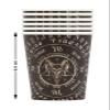 6 Ouija Paper Cups - Black - One Size view 2