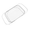 OVAQUIXI Stainless Steel Over-the-Sink Colander, Expandable, Rectangular, Fine Mesh, Silver view 3