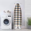 GSKFXJ Heat-Reflective Replacement Ironing Board Cover, Padded, Currant Grid, 110 x 34 cm (43 x 13 in) view 2