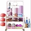 3-Tier Fitness Equipment Storage Rack with Wheels view 1