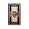 Belle Arti Luxury Black and Gold Lion Head Rug, Short Pile, Non-Slip, Hypoallergenic, 60 x 110 cm view 1