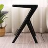 Small Side Table with Storage, Mobile Tea Station, Black, 55 cm view 4